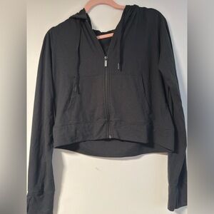 Black Women's Zip-Up Hoodie